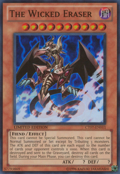 The Wicked Eraser [CT07-EN011] Super Rare | The CG Realm