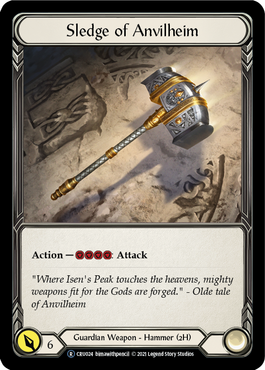 Sledge of Anvilheim [U-CRU024] (Crucible of War Unlimited)  Unlimited Normal | The CG Realm