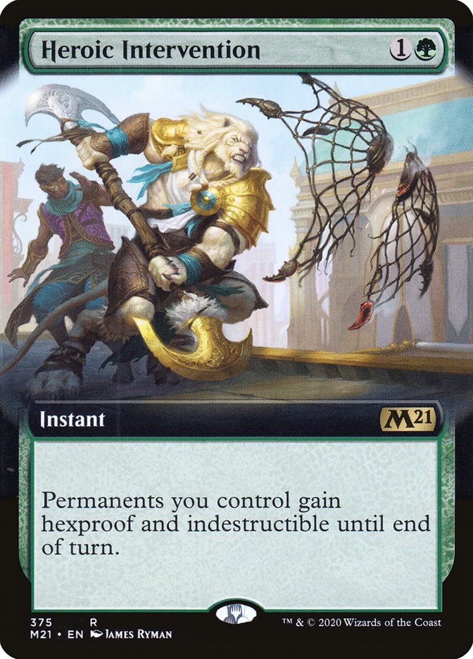 Heroic Intervention (Extended Art) [Core Set 2021] | The CG Realm