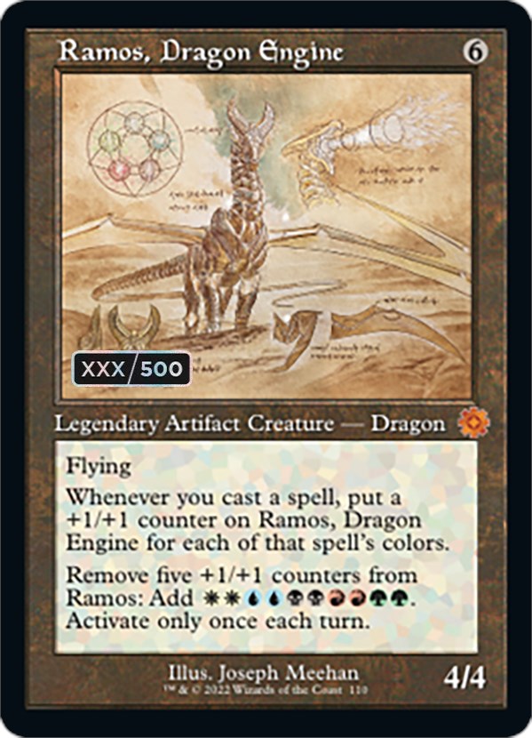 Ramos, Dragon Engine (Retro Schematic) (Serialized) [The Brothers' War Retro Artifacts] | The CG Realm