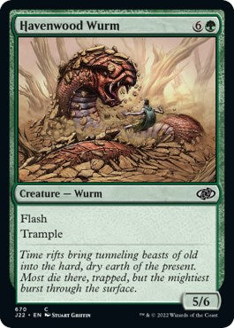 Havenwood Wurm [Jumpstart 2022] | The CG Realm
