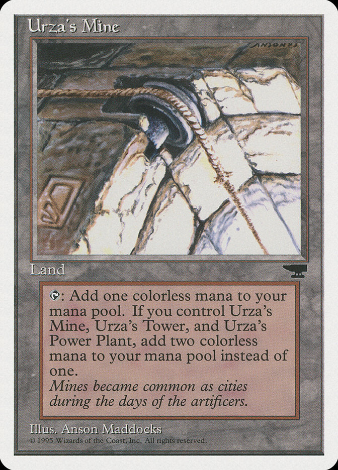 Urza's Mine (Pulley Embedded in Stone) [Chronicles] | The CG Realm