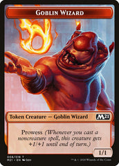 Cat (011) // Goblin Wizard Double-Sided Token [Core Set 2021 Tokens] | The CG Realm