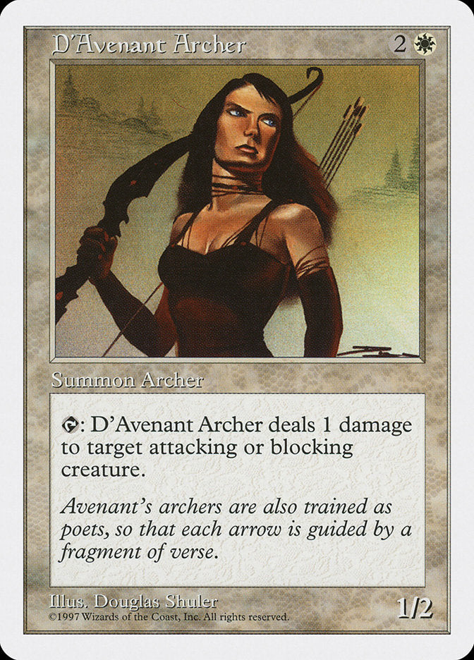 D'Avenant Archer [Fifth Edition] | The CG Realm