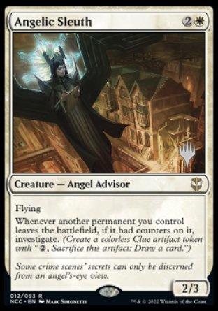 Angelic Sleuth (Promo Pack) [Streets of New Capenna Commander Promos] | The CG Realm