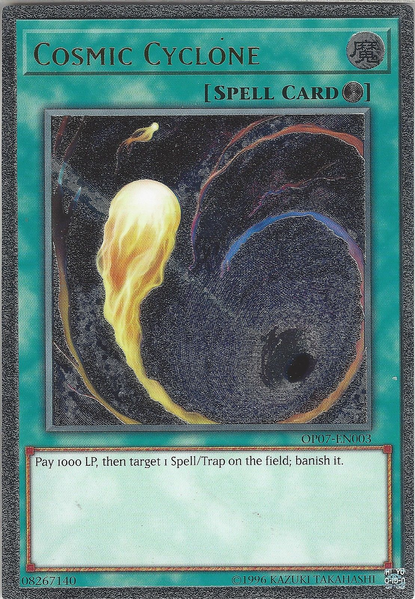 Cosmic Cyclone [OP07-EN003] Ultimate Rare | The CG Realm