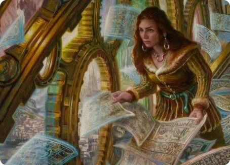 Cartographer's Survey Art Card [Innistrad: Crimson Vow Art Series] | The CG Realm