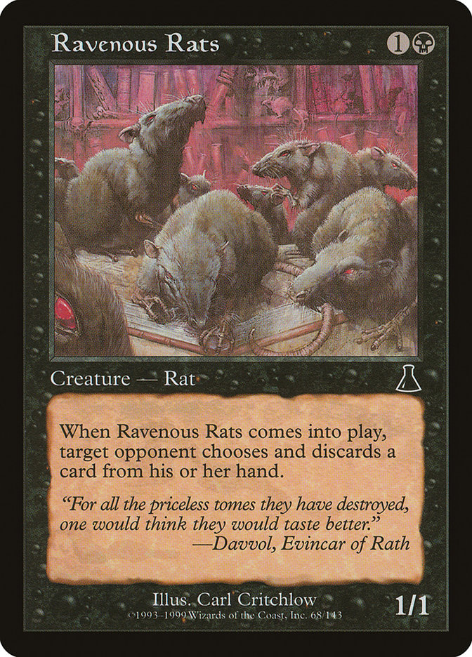 Ravenous Rats [Urza's Destiny] | The CG Realm