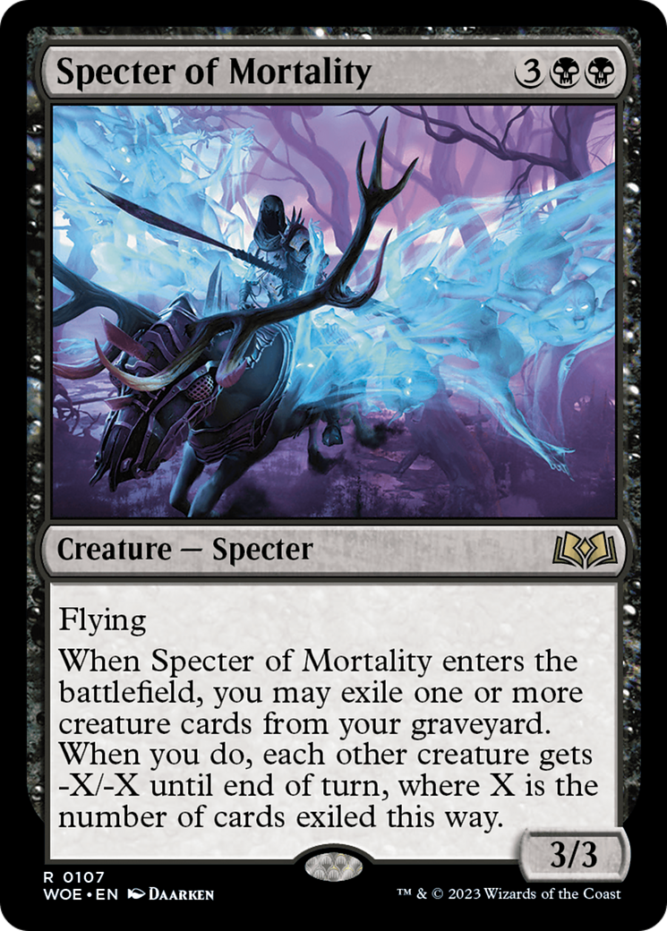 Specter of Mortality [Wilds of Eldraine] | The CG Realm