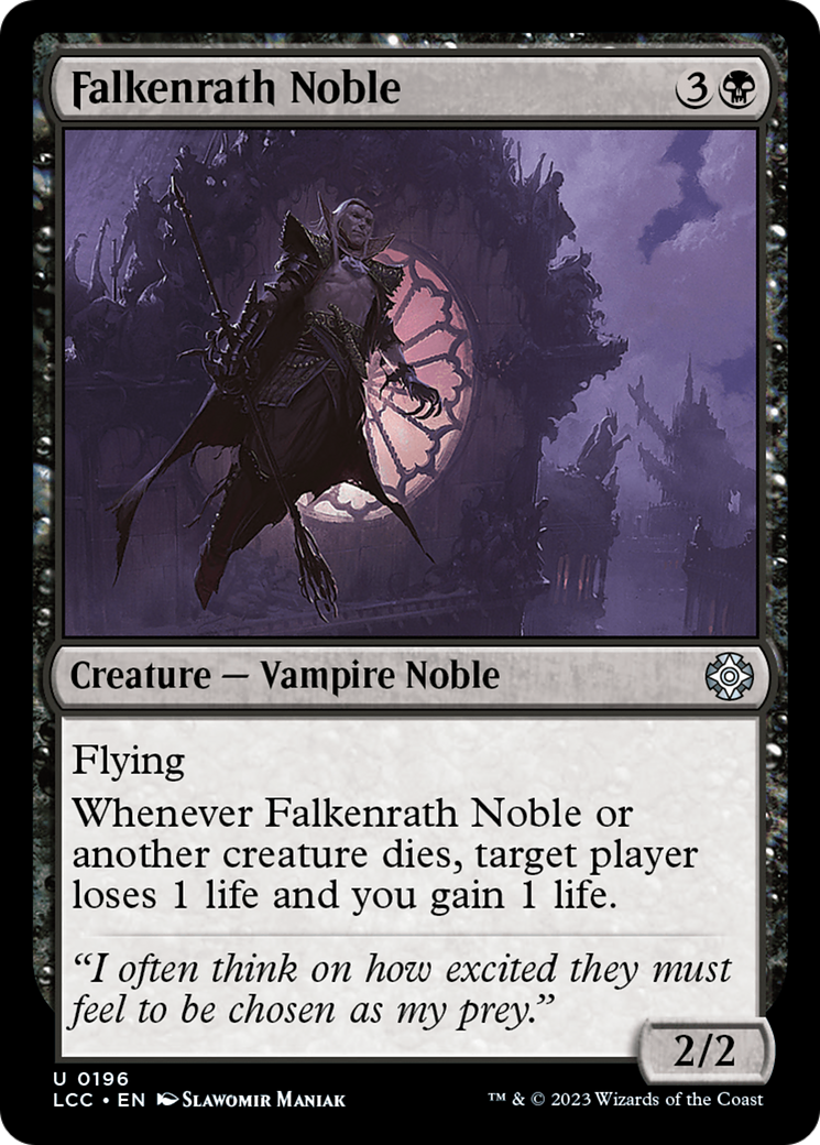 Falkenrath Noble [The Lost Caverns of Ixalan Commander] | The CG Realm