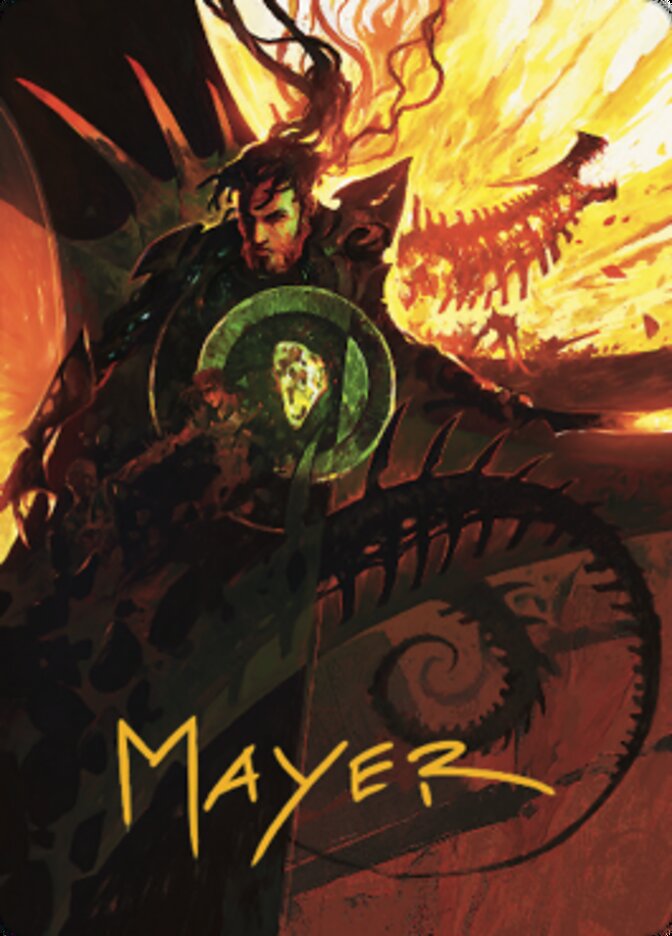 Mishra's Command Art Card (Gold-Stamped Signature) [The Brothers' War Art Series] | The CG Realm