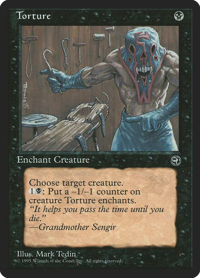 Torture (Grandmother Sengir Flavor Text) [Homelands] | The CG Realm