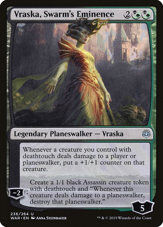 Vraska, Swarm's Eminence [War of the Spark] | The CG Realm