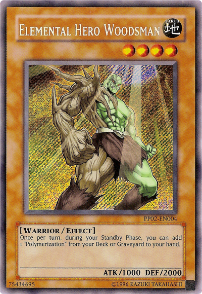 Elemental Hero Woodsman [PP02-EN004] Secret Rare | The CG Realm