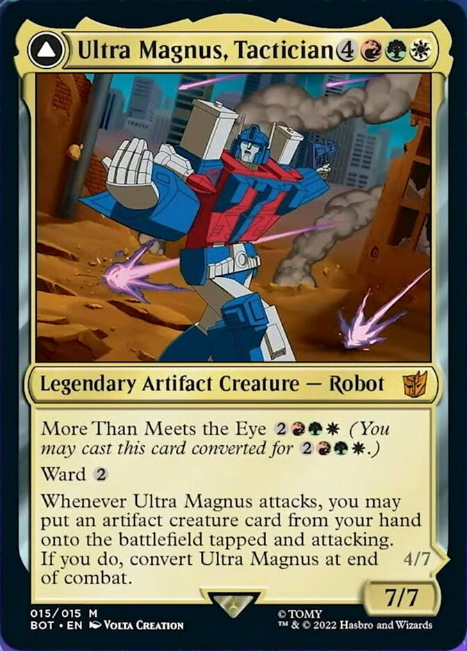 Ultra Magnus, Tactician (BOT-015) - Transformers: (convertdfc)