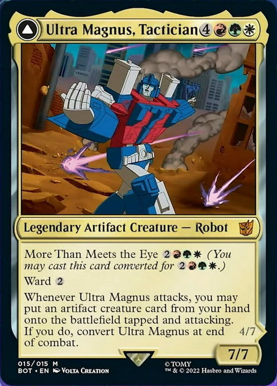 Ultra Magnus, Tactician (BOT-015) - Transformers: (convertdfc)