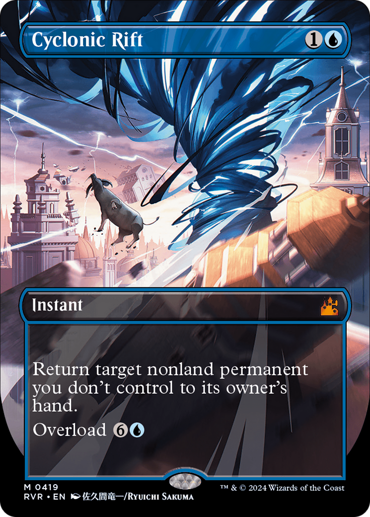 Cyclonic Rift (Anime Borderless) [Ravnica Remastered] | The CG Realm