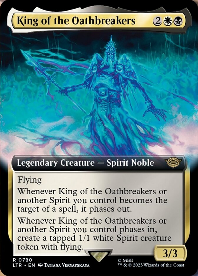 King of the Oathbreakers (Extended Art) (Surge Foil) [The Lord of the Rings: Tales of Middle-Earth] | The CG Realm