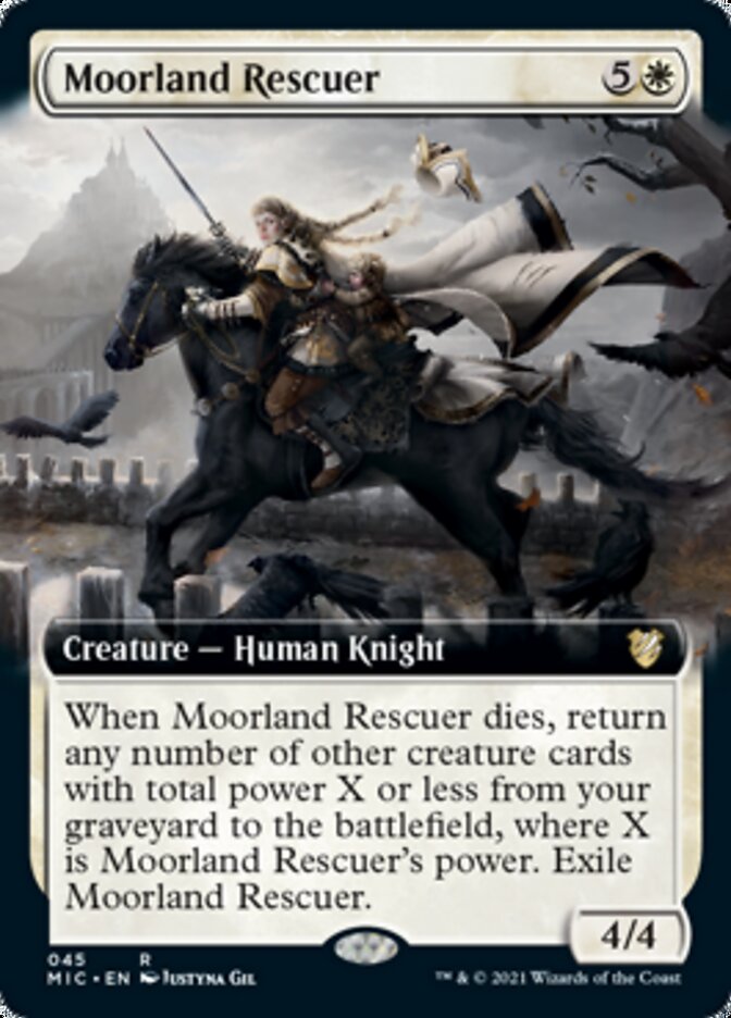 Moorland Rescuer (Extended Art) [Innistrad: Midnight Hunt Commander] | The CG Realm