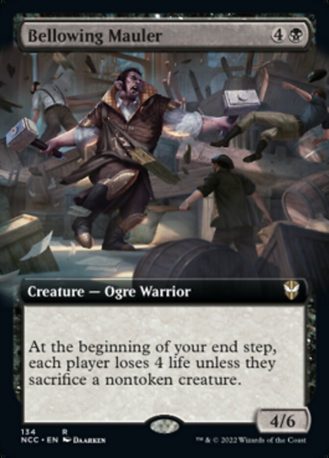 Bellowing Mauler (Extended Art) [Streets of New Capenna Commander] | The CG Realm