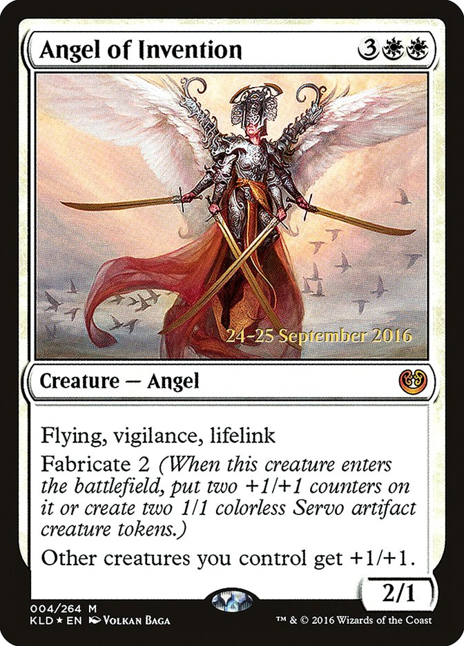 Angel of Invention [Kaladesh Prerelease Promos] | The CG Realm