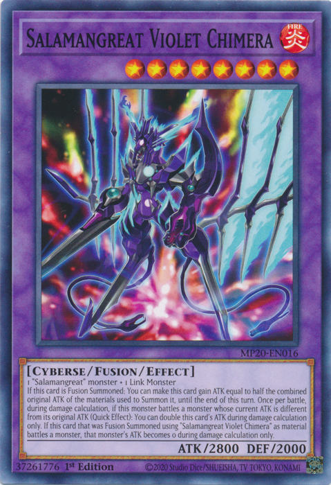Salamangreat Violet Chimera [MP20-EN016] Common | The CG Realm