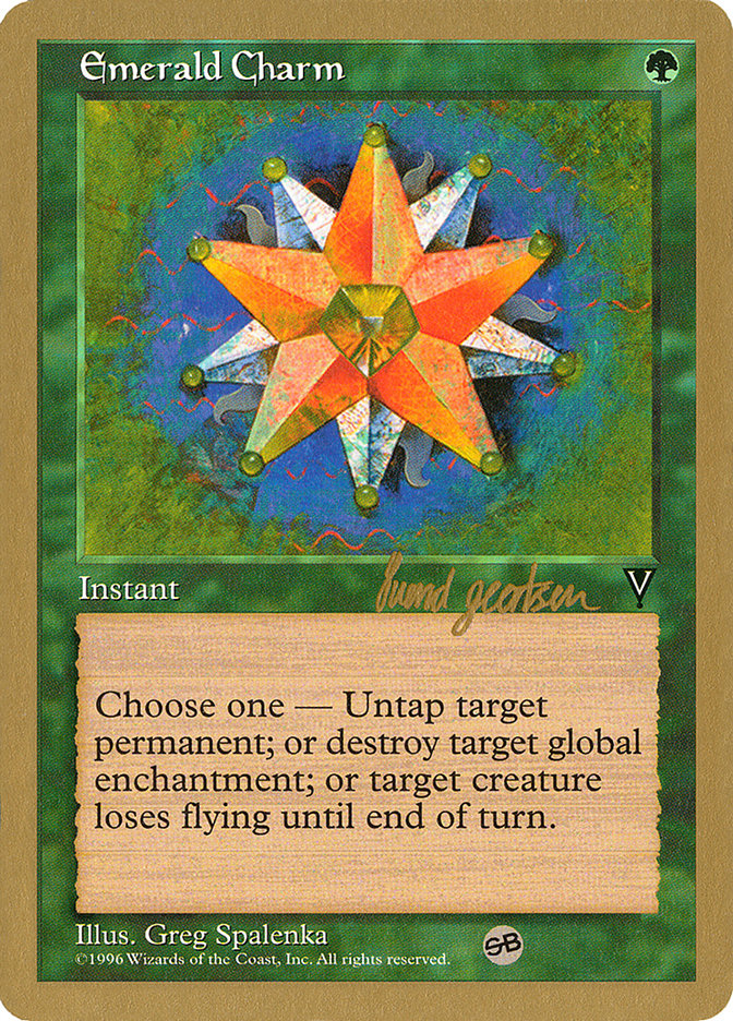 Emerald Charm (Svend Geertsen) (SB) [World Championship Decks 1997] | The CG Realm