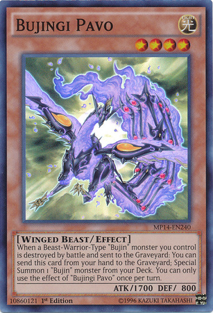 Bujingi Pavo [MP14-EN240] Super Rare | The CG Realm