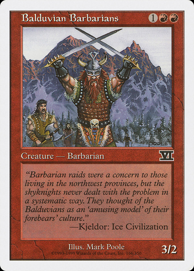 Balduvian Barbarians [Classic Sixth Edition] | The CG Realm