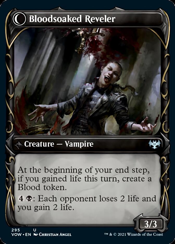 Restless Bloodseeker (Showcase) (VOW-295) - Innistrad: Crimson Vow: (Showcase, Double Faced Transform)
