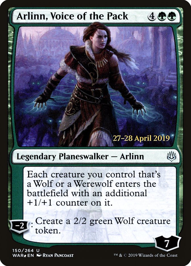 Arlinn, Voice of the Pack [War of the Spark Prerelease Promos] | The CG Realm