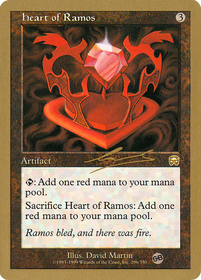 Heart of Ramos (Nicolas Labarre) (SB) [World Championship Decks 2000] | The CG Realm