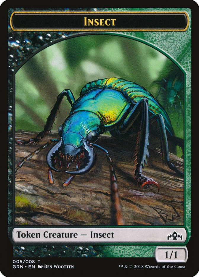 Insect Token [Guilds of Ravnica Tokens] | The CG Realm
