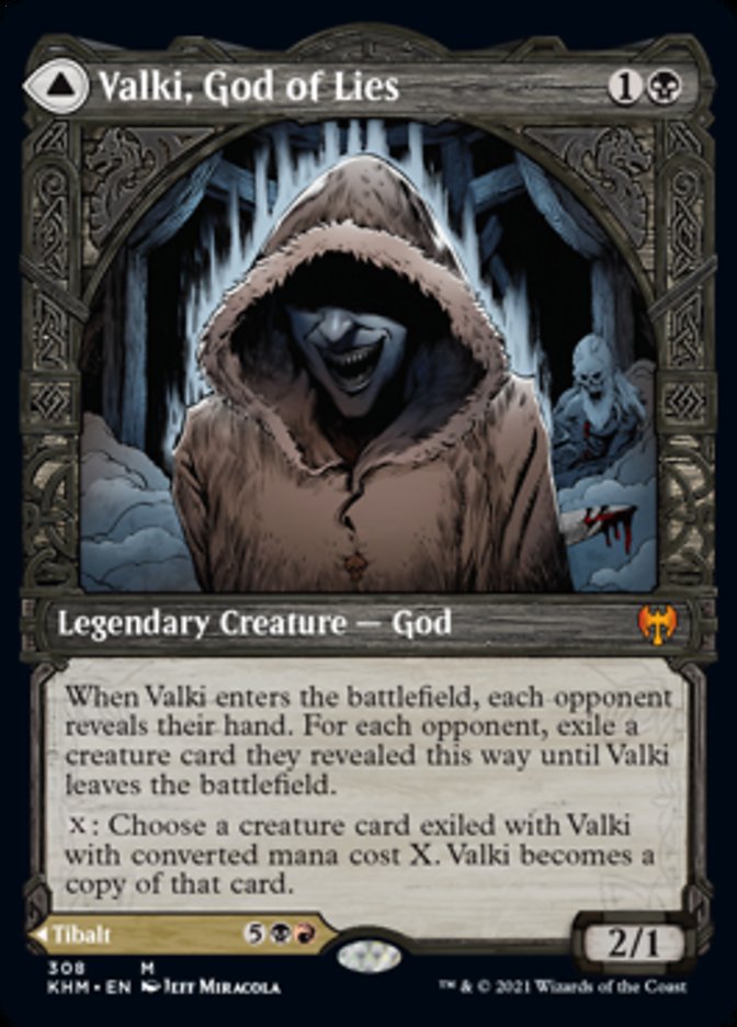 Valki, God of Lies // Tibalt, Cosmic Impostor (Showcase) [Kaldheim] | The CG Realm