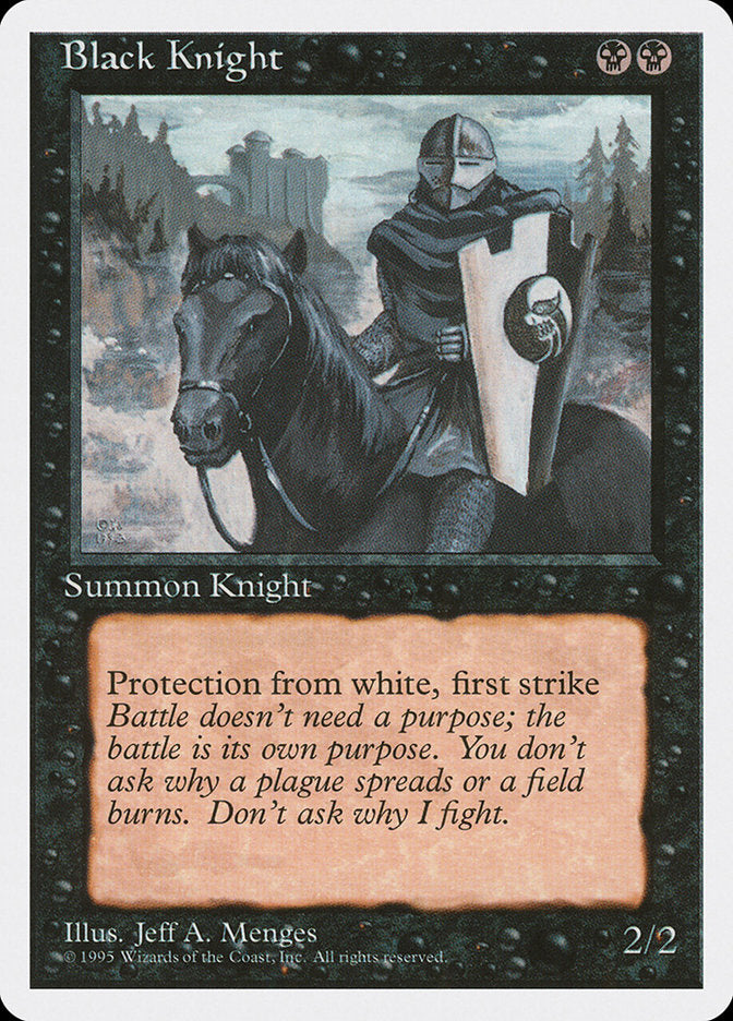 Black Knight [Fourth Edition] | The CG Realm