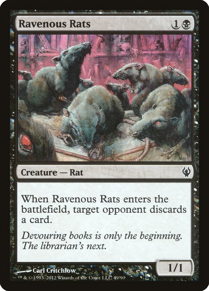 Ravenous Rats [Duel Decks: Izzet vs. Golgari] | The CG Realm