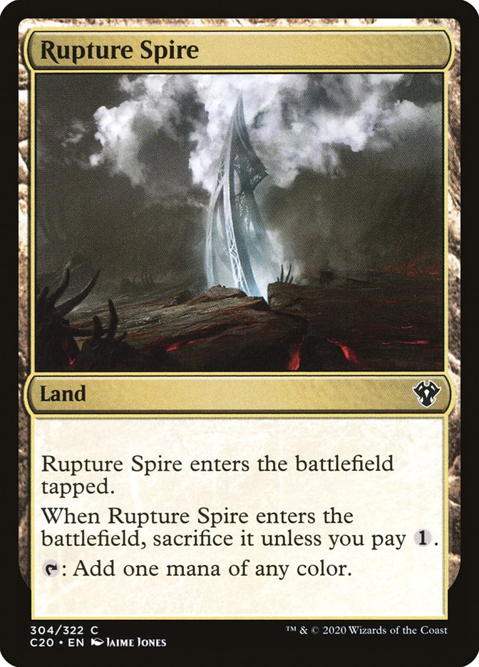 Rupture Spire [Commander 2020] | The CG Realm