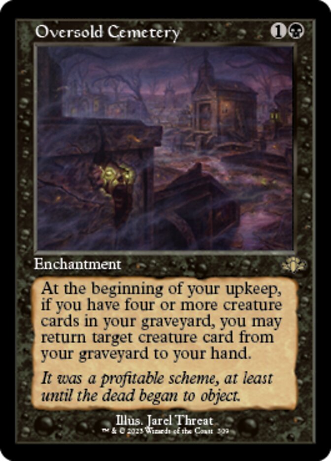 Oversold Cemetery (Retro) [Dominaria Remastered] | The CG Realm