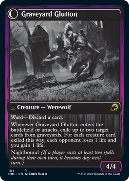 Graveyard Trespasser // Graveyard Glutton [Innistrad: Double Feature] | The CG Realm