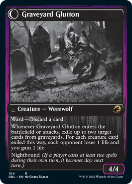 Graveyard Trespasser (DBL-104) - Innistrad: Double Feature: (Double Faced Transform)