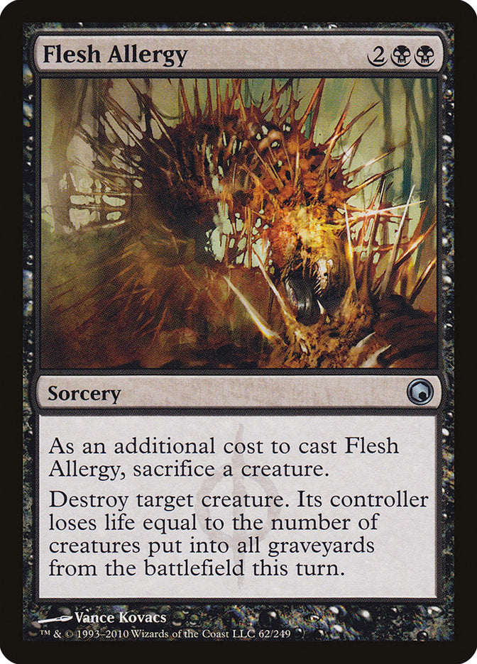 Flesh Allergy [Scars of Mirrodin] | The CG Realm