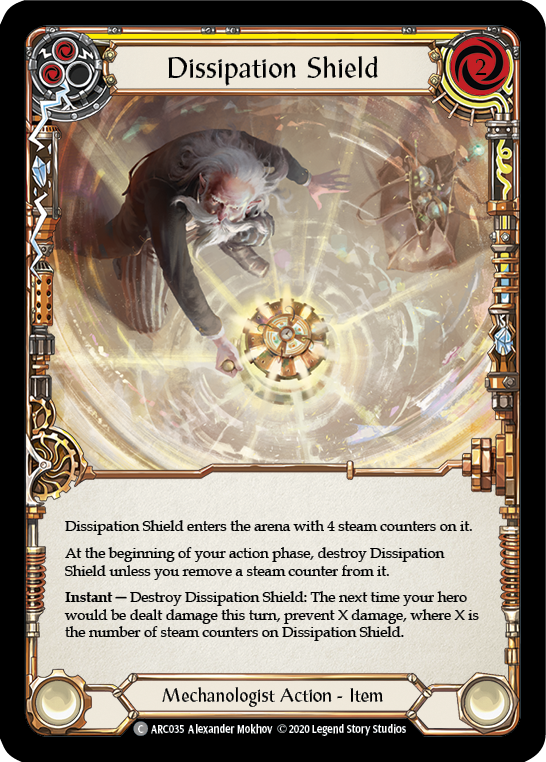 Dissipation Shield [U-ARC035] (Arcane Rising Unlimited)  Unlimited Rainbow Foil | The CG Realm