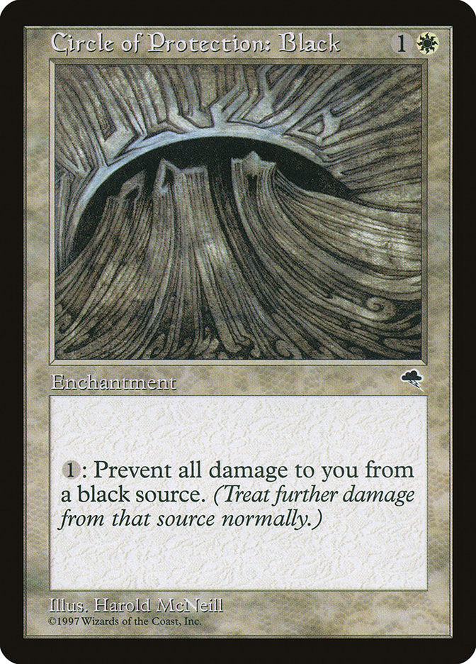 Circle of Protection: Black [Tempest] | The CG Realm