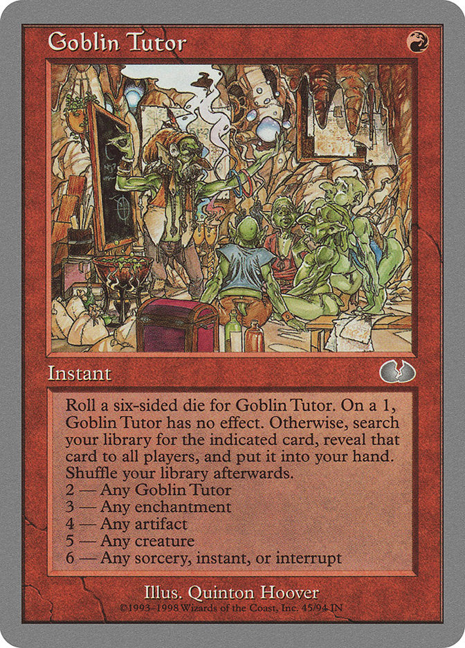 Goblin Tutor [Unglued] | The CG Realm