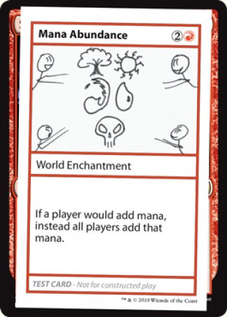 Mana Abundance (2021 Edition) [Mystery Booster Playtest Cards] | The CG Realm