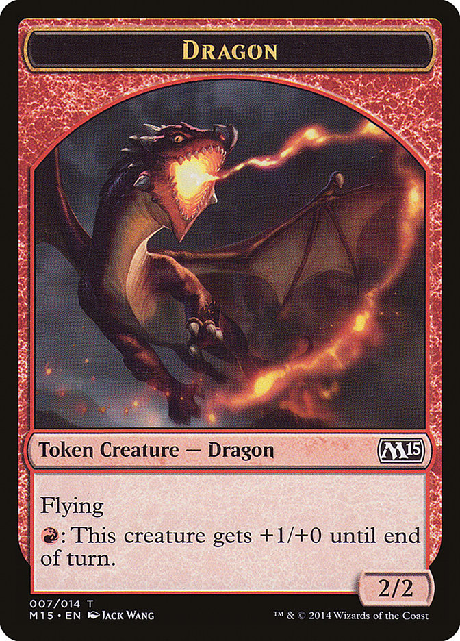 Dragon Token [Magic 2015 Tokens] | The CG Realm