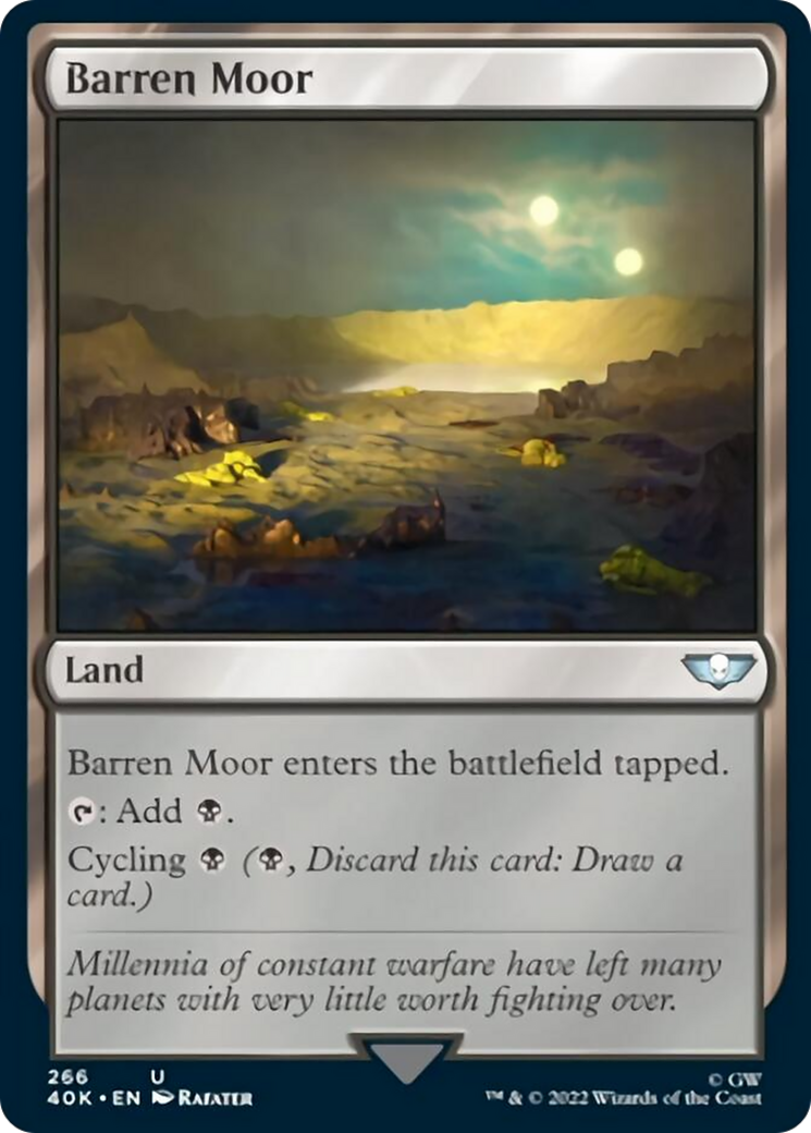 Barren Moor (Surge Foil) [Warhammer 40,000] | The CG Realm