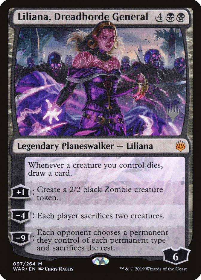 Liliana, Dreadhorde General (Promo Pack) [War of the Spark Promos] | The CG Realm