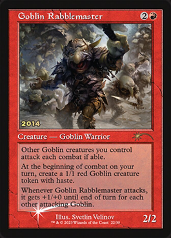 Goblin Rabblemaster [30th Anniversary Promos] | The CG Realm
