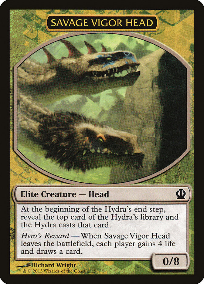 Savage Vigor Head [Theros Face the Hydra] | The CG Realm